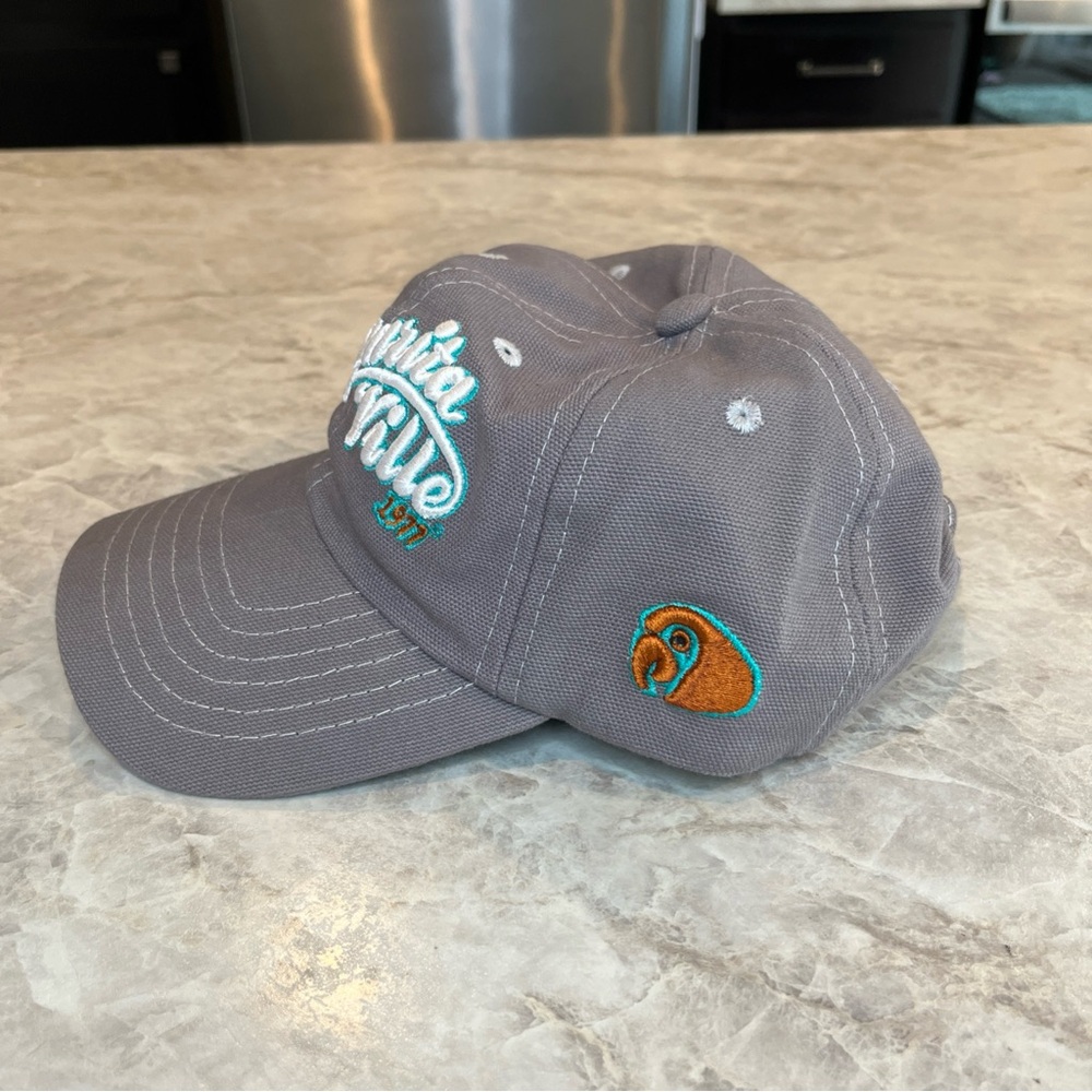 Margaritaville Denim Hat Cap Strap Back Blue Adustable gray - Picture 7 of 10